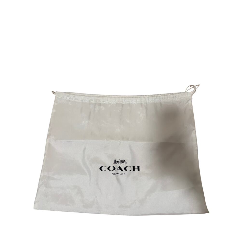 Coach New York Large White Drawstring Dust Bag ~22x17 in